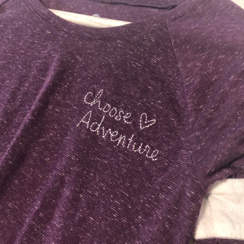 “Choose adventure” purple children’s shirt!!